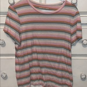 American Eagle Striped Tee